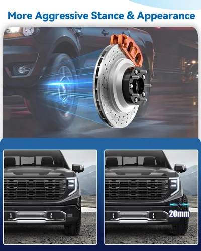 Vista 4 de Espaciadores de rueda de 5x4.75 para Blazer Camaro Corvette S10, XLR Eldorado, espaciadores de rueda de 20mm 5x120.65 de 70.3mm centrados en el cubo