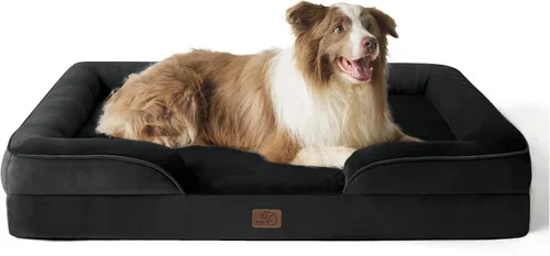 Vista 114 de Bedsure Cama ortopédica para perros de tamaño mediano – Cama lavable para perros medianos y gatos, impermeable, cómodo sofá para mascotas con funda