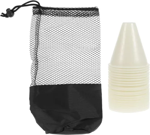 BESPORTBLE Conos de tráfico Conos de rodillos Conos de agilidad: Conos marcadores de patinaje Conos luminosos Entrenamiento de patinaje Conos de