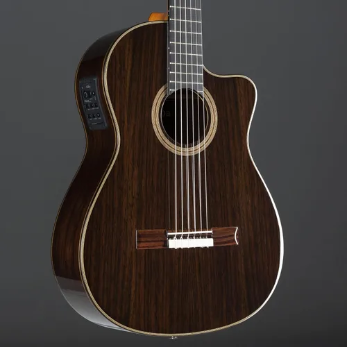 Vista 7 de Cordoba Fusion 12 Rose II Nylon Acoustic Eléctrico