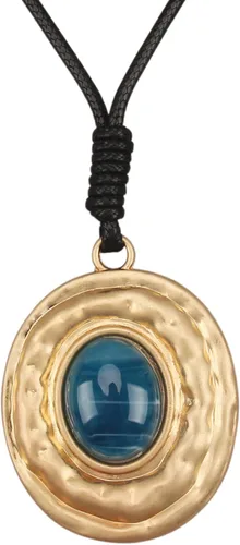 Vista 25 de Collares bohemios para mujer, colgante largo de madera, collar vintage, collar de cadena de suéter, joyería hecha a mano Collar de cuentas