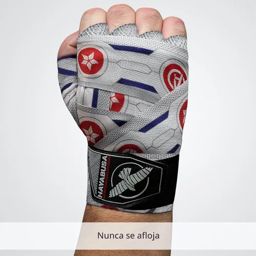 Vista 5 de Hayabusa Marvel Hero Elite - Vendas de mano de boxeo estilo mexicano para hombres y mujeres Avengers