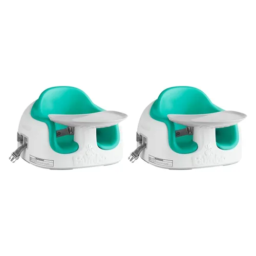 Vista 17 de Bumbo Asiento múltiple 3 en 1 para 6 a 36 meses, asiento de piso de viaje para alimentar y jugar bebé, elevador portátil todo en uno con bandeja