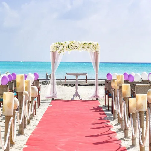 Vista 5 de Arco de boda de madera, arco de madera cuadrado grande de 7.5 pies para exteriores, arco de boda rústico para ceremonia, playa, césped, jardín