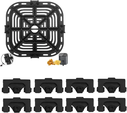 Vista 3 de Parachoques de goma para freidora de aire, parachoques de silicona de repuesto, pestañas de silicona para vórtice instantáneo de 6 cuartos de galón