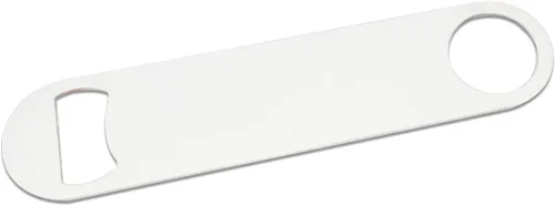 Vista 2 de MR.R Abrelatas de metal de acero inoxidable de color blanco de 6 piezas, abridores de cerveza sólidos y duraderos, color blanco