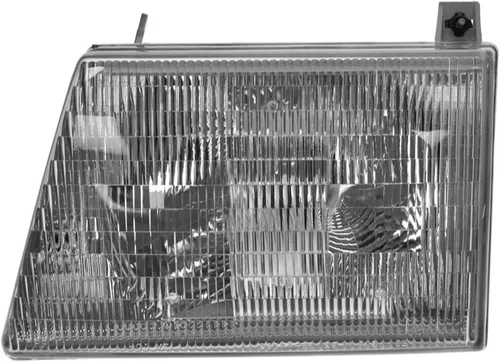 Vista 413 de TRQ Juego de Conjunto de Ensamble de Faros de 2 Piezas de Desempeño Halógeno con Marco Cromado Conductor y Lado del Pasajero Compatible con Mercedes