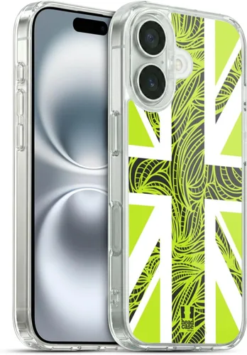 Vista 16 de Head Case Designs Blue Gingham Union Jack Collection - Funda de gel suave compatible con Apple iPhone 7 Plus/iPhone 8 Plus