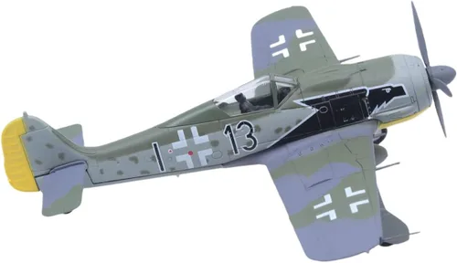 Vista 4 de Avión de combate alemán Wulf Fw 190A-8 Modelo de avión de metal 1/72 Avión militar Modelos avión fundido a troquel