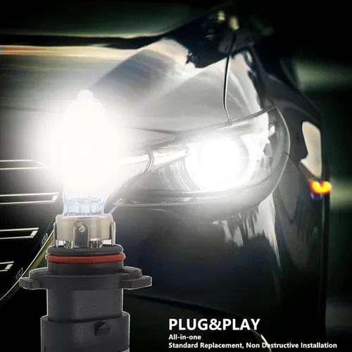 Vista 7 de 9005XS - Bombilla halógena para faros delanteros, 12 V, 60 W, 5000 K, color blanco, súper brillante