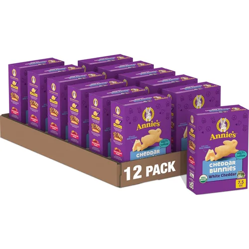 Vista 21 de Annie's Organic Friends Bunny Grahams, bocadillos Graham horneados con chispas de chocolate, chocolate y miel, 12 bolsas, 12 onzas