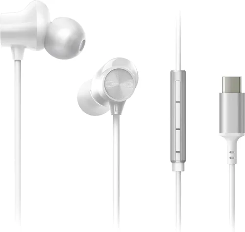 Vista 9 de Panasonic ErgoFit - Auriculares con cable, auriculares intrauditivos con micrófono y controlador de llamadas, auriculares ergonómicos de ajuste