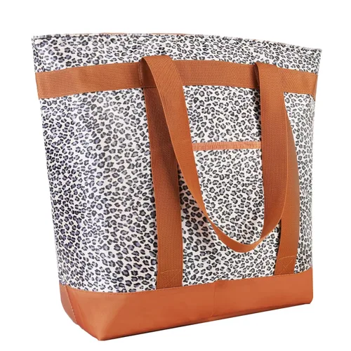 Vista 26 de CIVJET Bolsa tote reutilizable aislada para compras de comestibles para mujeres/hombres, bolsa de entrega de pizza/comida para mantener