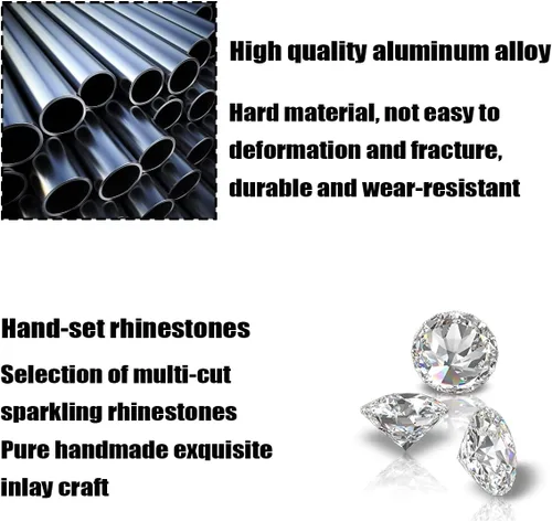 Vista 4 de AUCELI Bling Owl - Cubierta de botón de arranque y parada de motor de automóvil, calcomanía protectora de diamantes de imitación para botón