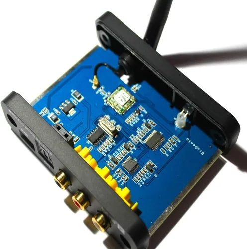 Vista 6 de BluDento BLT-2 True Hi-Fi Bluetooth v5.1 Receptor de audio, TI DAC integrado para salida RCA estéreo analógica, rango de trabajo mejorado, salidas