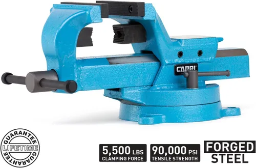 Vista 2 de Capri Tools 10515 Ultimate Grip Tornillo de banco de acero forjado, 4