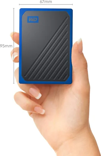 Vista 2 de Western Digital 1TB My Passport Go SSD Cobalt Almacenamiento externo portátil, USB 3.0 - Western DigitalBMCG0010BBT-WESN