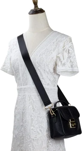 Vista 2 de Allzedream - Correa ancha de repuesto para bolso cruzado de hombro, ajustable