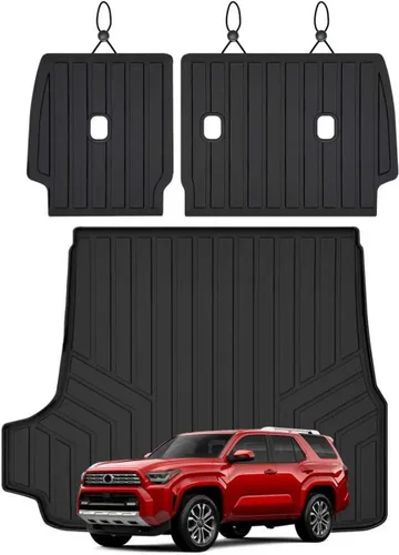 Vista 26 de Alfombrilla de carga con protección de respaldo para Tesla Model Y Juniper 5 asientos 2025 2026, forro de carga con protección para todo