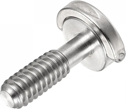 Vista 4 de uxcell Tornillo de trípode para cámara – Adaptador de tornillo de montaje macho de 1/4 pulgadas ranurado de 0.47 pulgadas de longitud para soporte