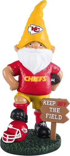 Vista 12 de FOCO NFL Unisex-Adult NFL Team Logo Keep Off The Field Garden Statue Outdoor Gnome 8