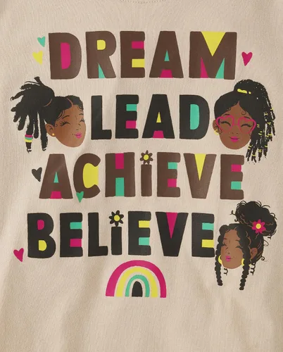 Vista 2 de The Children's Place girls Short Sleeve Graphic T Shirt