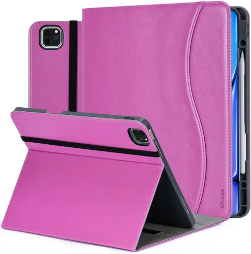 Vista 10 de HFcoupe Stitch - Funda para iPad Air 13 2026 M4 / 2025 M3 / 2024 M2, iPad Pro 12.9 6ª 5ª 4ª 3ª generación, soporte para lápices, soporte
