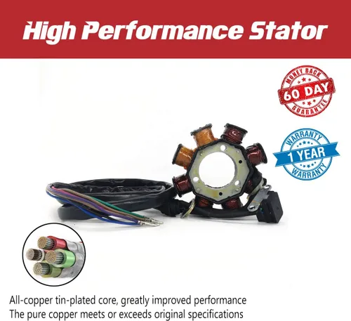 Vista 6 de Estator para Kawasaki Jet-Ski STS/750SS/750STX/Super Sport XI 1995 1996 1997 1998 21003-3733