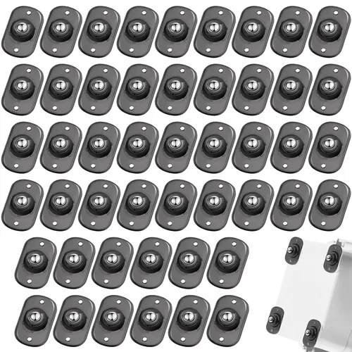 Vista 8 de Honoson 8 Piezas Ruedas Giratorias Autoadhesivas para Electrodomésticos, Rodillos de Electrodomésticos, Deslizadores para Electrodomésticos