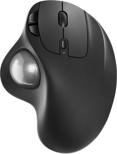 Vista 9 de Nulea M501 Ratón Trackball Inalámbrico, Ergonómico Recargable, Control Fácil con el Pulgar, Seguimiento Preciso y Suave, Conexión de 3 Dispositivos
