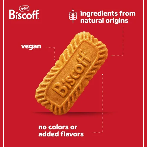 Vista 4 de Lotus Biscoff - Galletas de avión caramelizadas, paquete de dos (80 unidades), veganas