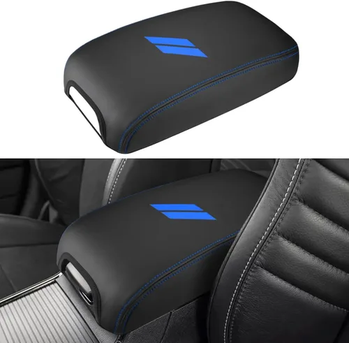 Vista 10 de INTGET Funda de consola central para accesorios Dodge Charger 2011-2020 2021 2022 2023 para Chrysler 300 2015-2022 Funda de reposabrazos de cuero