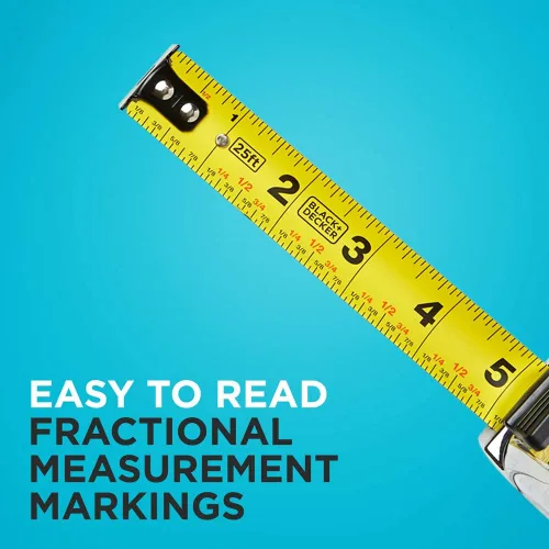 Vista 4 de beyond by BLACK+DECKER - Paquete de cinta métrica, 25 pies y 16 pies (BDHT36456AEV)