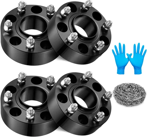 Vista 10 de BDFHYK Separadores de ruedas 5x115mm 1.25 pulgadas 5x4.5 con centro de rueda Hubcentric compatibles con Chrysler 300 300M Challenger Charger Magnum