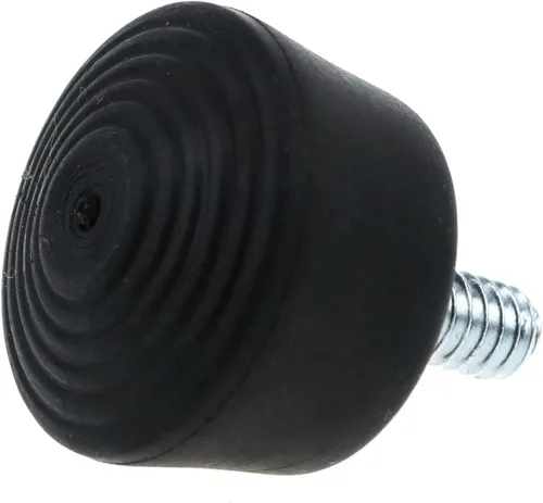 Vista 2 de Pies de trípode de goma antideslizante de 3 piezas, accesorios de fotografía de 1/4", color negro