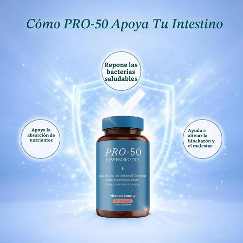 Vista 6 de Vitamina Bounty – Pro 50 Probiotico – 13 Probiotico cepas, 50 Billones de Organismos por Servir