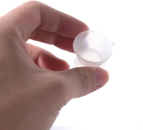 Flexible Dental Lab Silicona Mezcla Taza Acrílico Antiadherente Tazón Dappen Plato (3PCS)