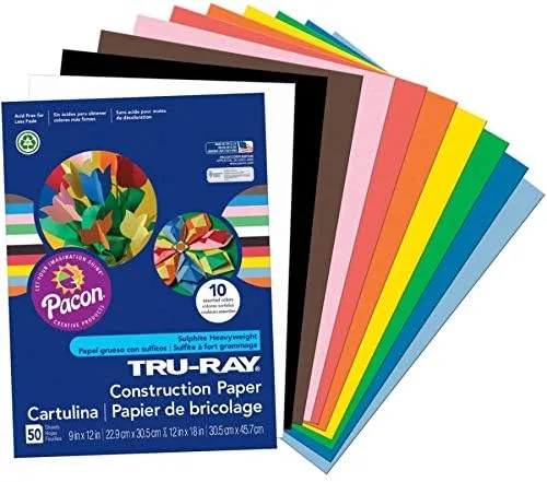 Vista 7 de Tru-Ray Papel de Construcción de 9 x 12 pulgadas, 50 Hojas