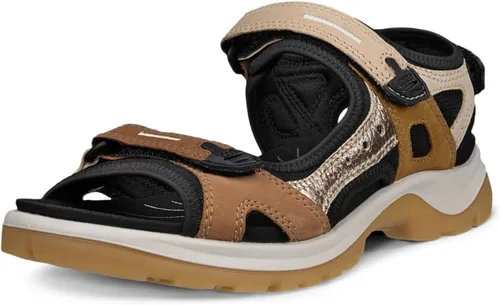 Vista 27 de ECCO Yucatan, sandalia deportiva para mujer Aire/Nubuck azul polvoriento
