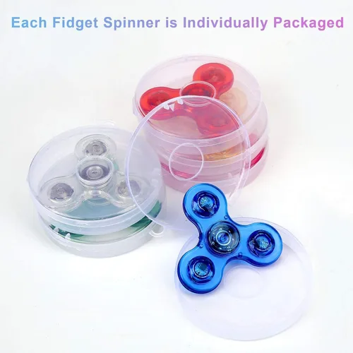 Vista 6 de Gigilli Fidget Spinners 6 piezas, rellenos de cesta de Pascua para niños, rellenos de huevos de Pascua, juguetes para ansiedad a granel, juguetes