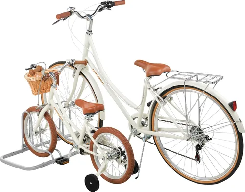 Vista 6 de Retrospec Stash Rack 2, 4 y 5 - Soporte de Piso para Bicicletas, Organizador de Almacenamiento de Bicicletas para Bicicleta de Montaña, Bicicleta