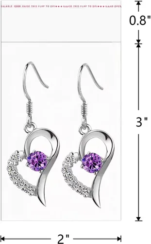 Vista 2 de Pequeñas bolsas de celofán transparente de 2 x 3, 500 bolsas autosellantes de 1 mil OPP bolsas de plástico para joyas, aretes, caramelos, panadería