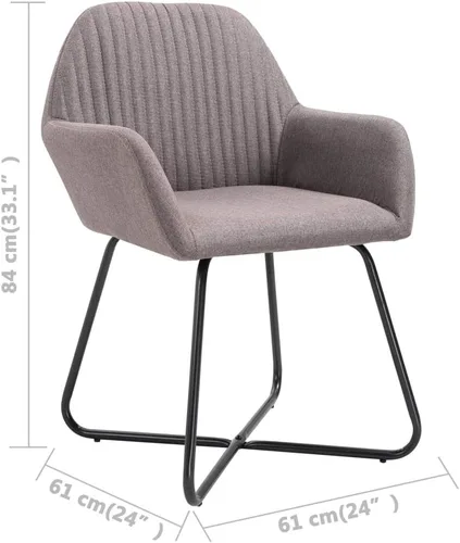 Vista 2 de Sillas de comedor, silla de comedor pequeña, silla de comedor de restaurante adecuada para comidas diarias o eventos especiales, como reuniones, Gris
