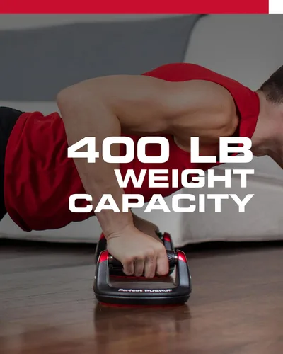 Vista 5 de Perfect Pushup Elite - Diseño de mango giratorio con rodamientos de bolas de acero para una rotación suave y sin esfuerzo del mango - Agarres