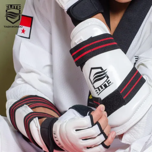 Vista 2 de ELITE - Protector de antebrazo de Taekwondo para niños y adultos (protector TKD)