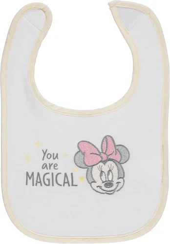 Vista 2 de Disney - Paquete de 10 baberos Mickey Mouse para bebé – Diez baberos suaves, absorbentes y ajustables de algodón para comidas sin manchas