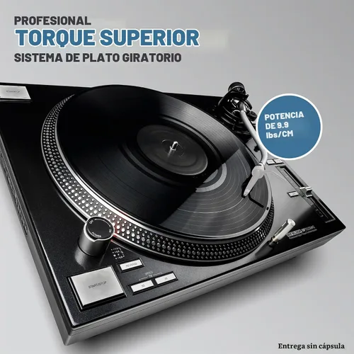 Vista 7 de Reloop RP-7000 MK2 Professional Upper Torque Turntable System, Black