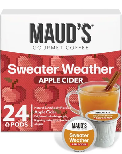 Vista 48 de Maud's - Cápsulas de café reciclables, compatibles con la cafetera Keurig K-Cup, una sola porción de café 100% arábica de tueste medio, 18