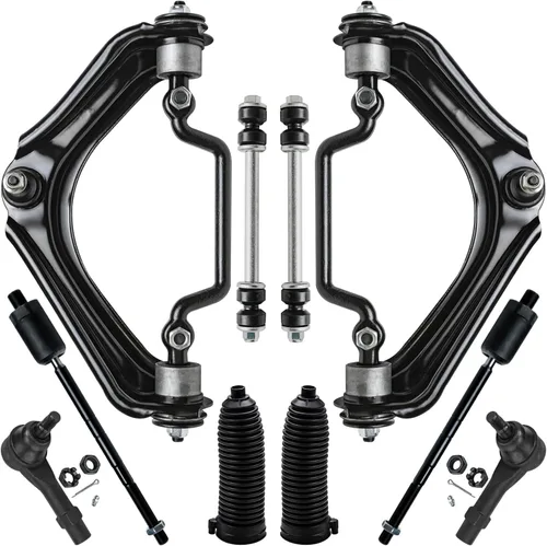 Vista 14 de Detroit Axle - Kit de suspensión de 10 piezas para Nissan Frontier Xterra Pathfinder 2005-2012, 4 brazos de control superiores inferiores
