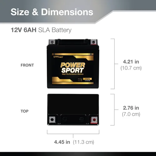 Vista 3 de ExpertPower Batería SLA YTZ7S 12V 6AH 160CCA